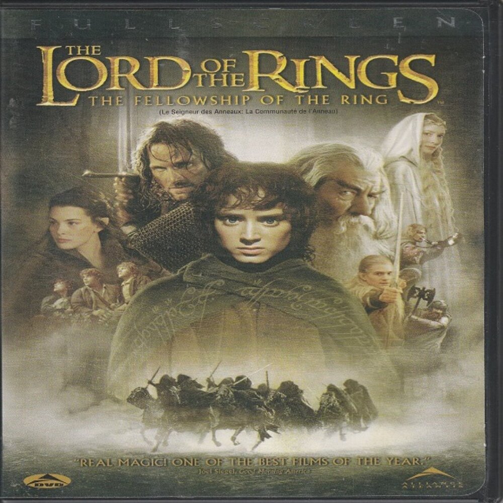 Lord Of The Rings - Fellowship Of The Ring - 2001 DVD Video